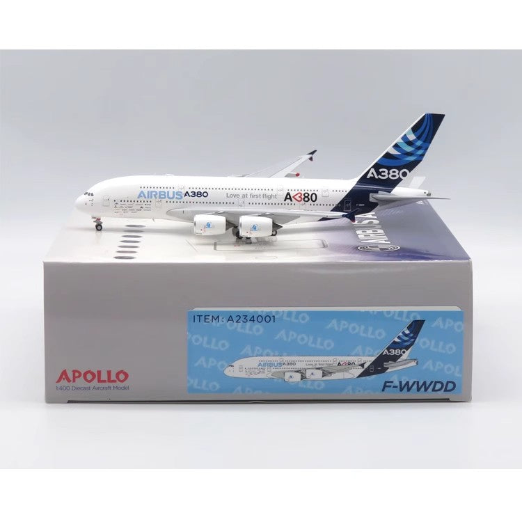 1:400 APOLLO Air France/Airbus/Hi Fly/Qantas/Lufthansa+Free Tractor