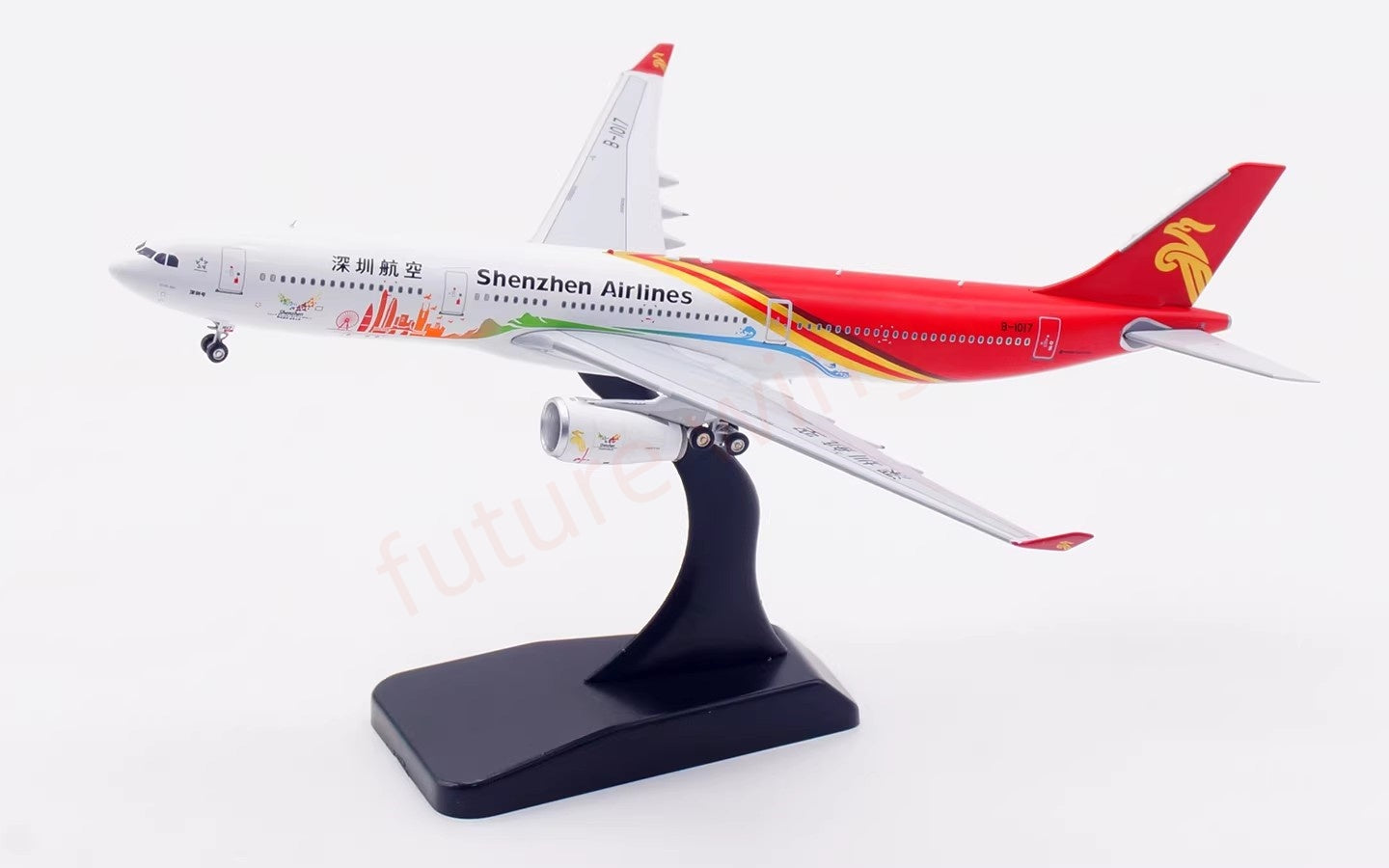 1:400 Aviation400 ShenZhen Airlines A330-300 B-1017 Aircraft Model Free Tractor+Stand