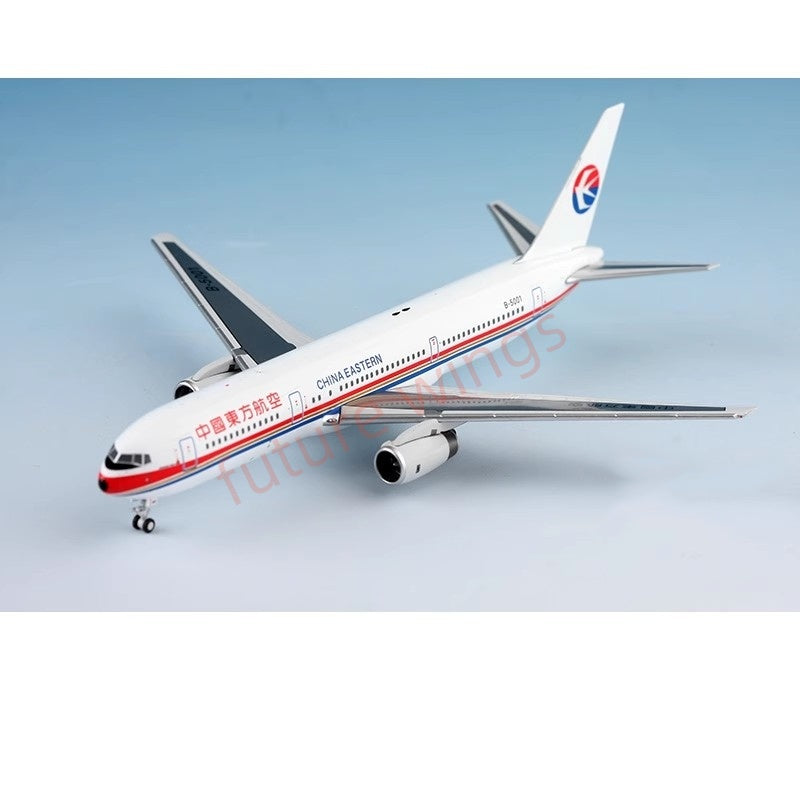 1:400 CW China Eastern Airlines B767-300ER B-5001 B-2568 Aircraft Model+Free Tractor
