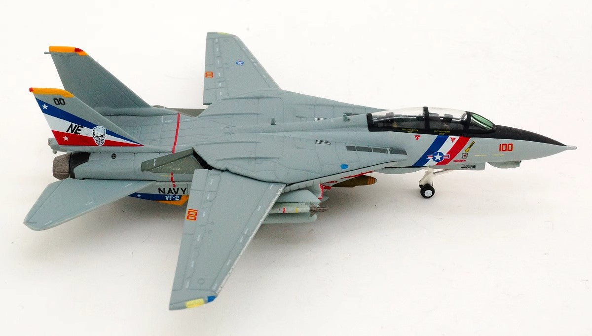 1:200 Hogan Wings HG6672 U.S. Navy Grumman F-14D Tomcat Fighter VF-2 NE100
