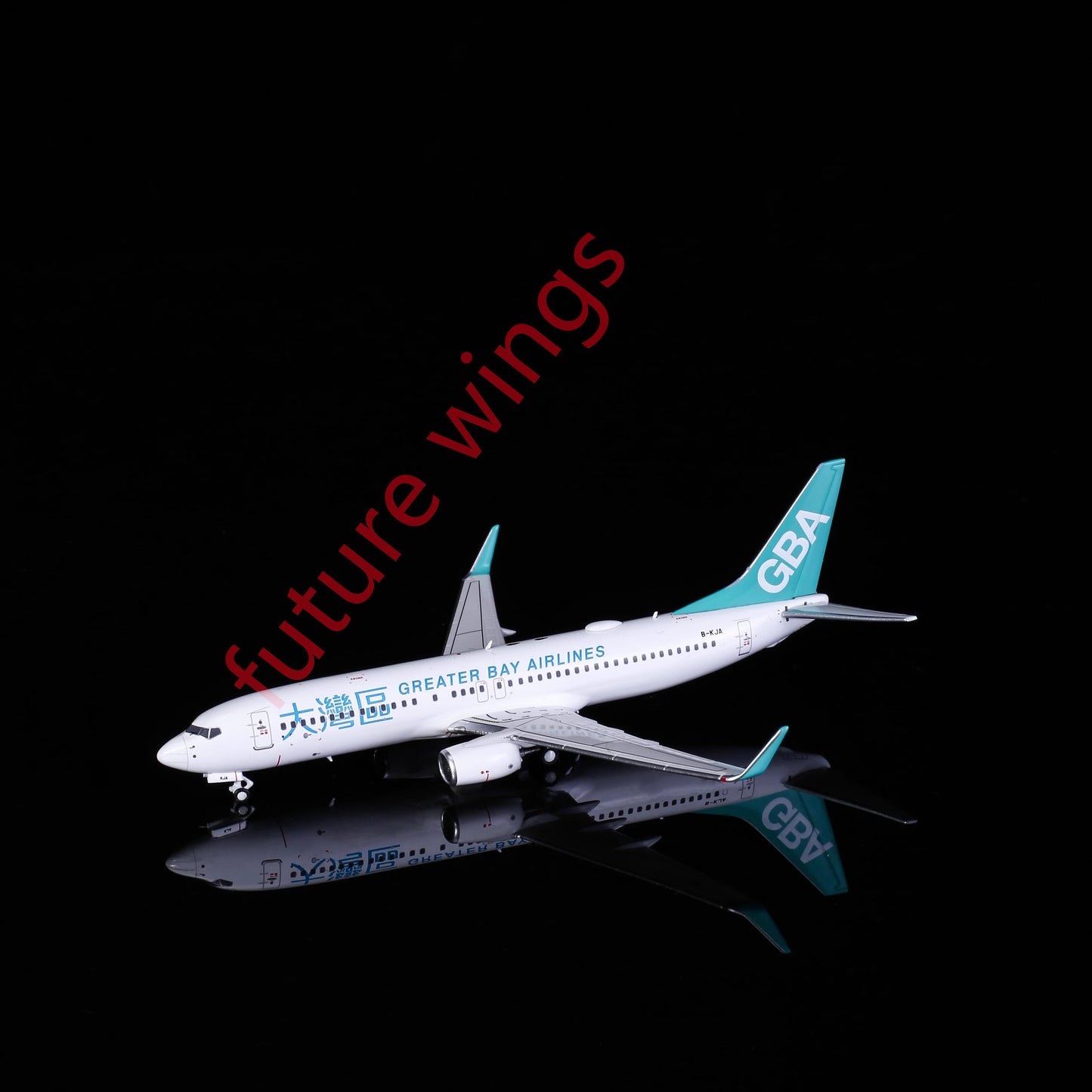 1:400 AeroPolaris HA7380006 Greater Bay Airlines Boeing 737-800 B-KJA Aircraft Model+Free Tractor