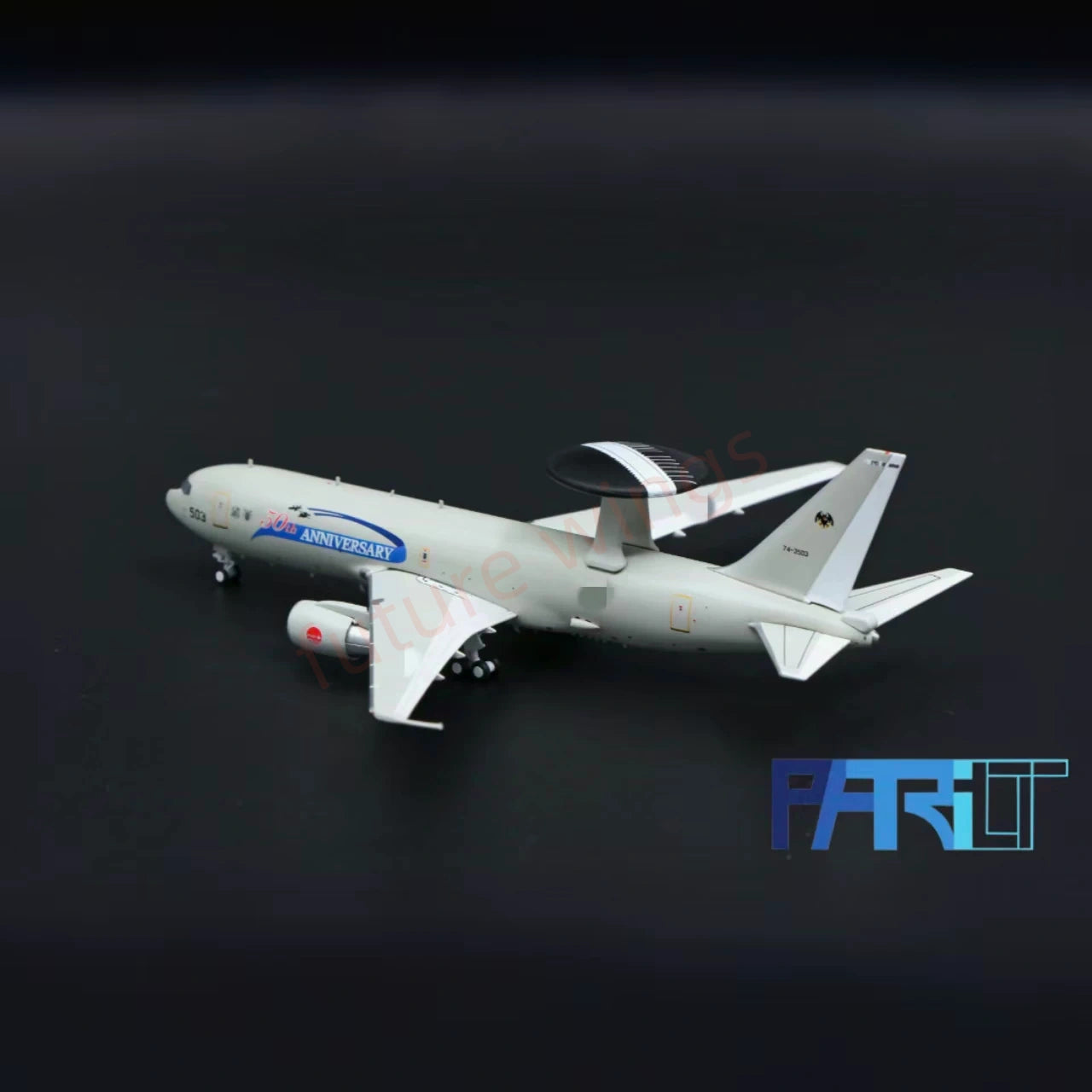 1:400 Patriot JASDF E-767 74-3503 "50th Anniversary" Aircraft Model+Free Tractor