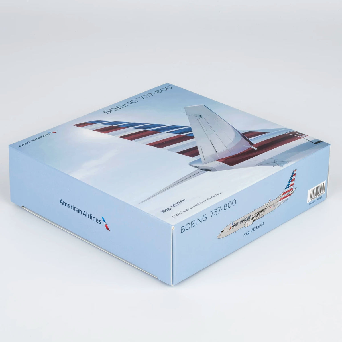 1:400 NG Models NG58261 American Airlines B737-800 N335PH Aircraft Model+Free Tractor