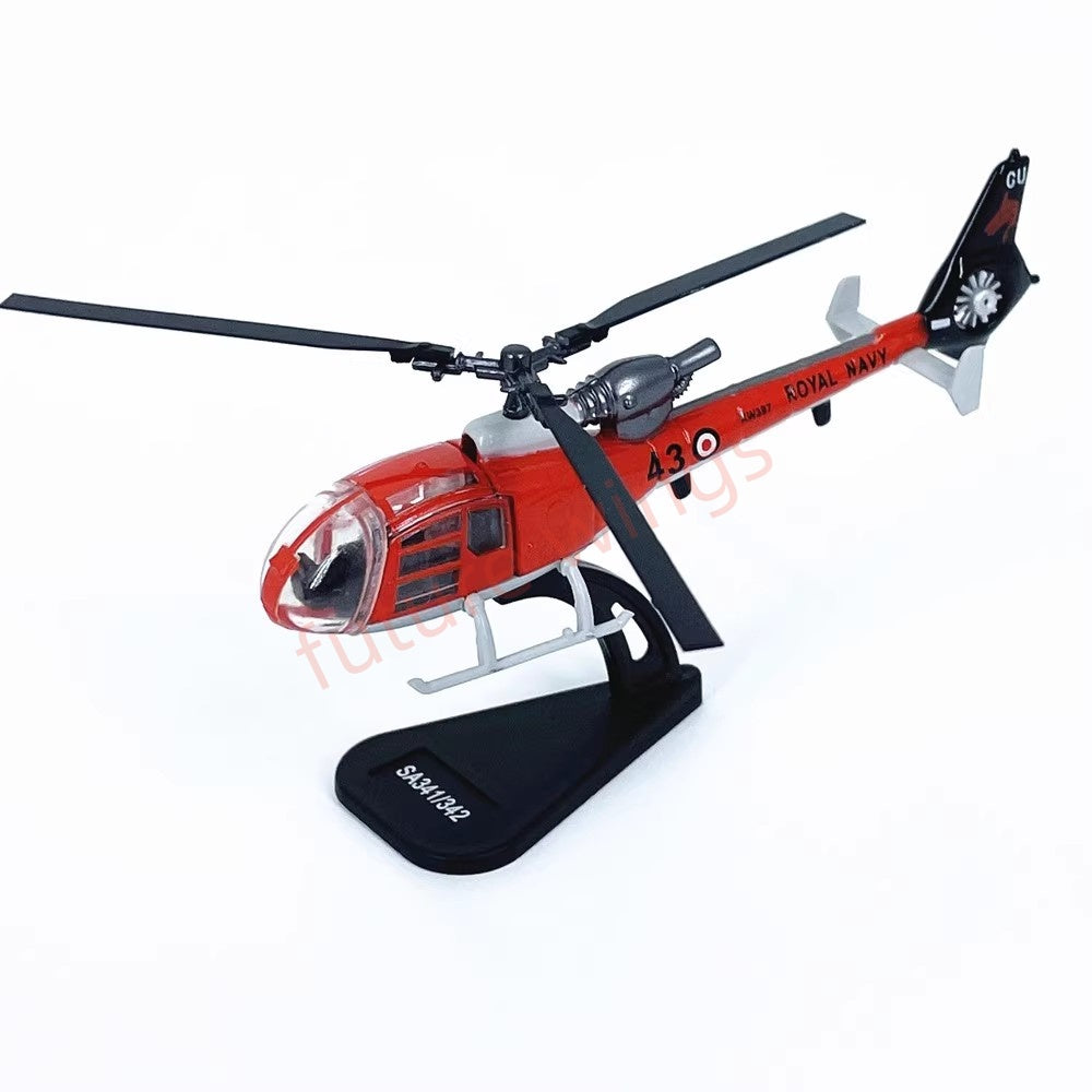 1:100 Scale Helicopter Model With Stand