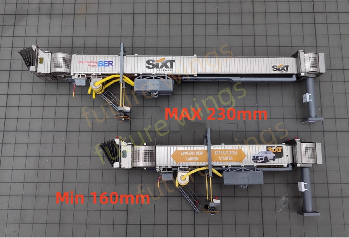 1:200 Hanger08 Highly Details Diecast Airport GSE Boarding Bridge