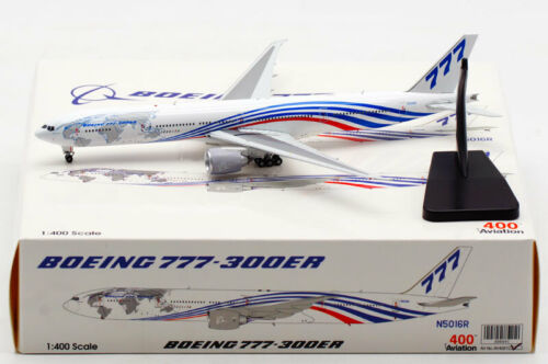 1:400 Aviation400 AV4091 Boeing House Color B777-300ER N5016R Free Tractor+Stand