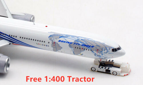 1:400 Aviation400 AV4091 Boeing House Color B777-300ER N5016R Free Tractor+Stand