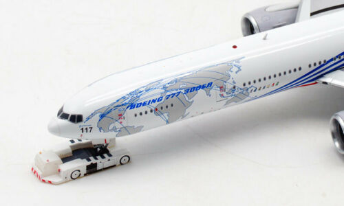 1:400 Aviation400 AV4092 Boeing House Color B777-300ER N5017V Free Tractor+Stand