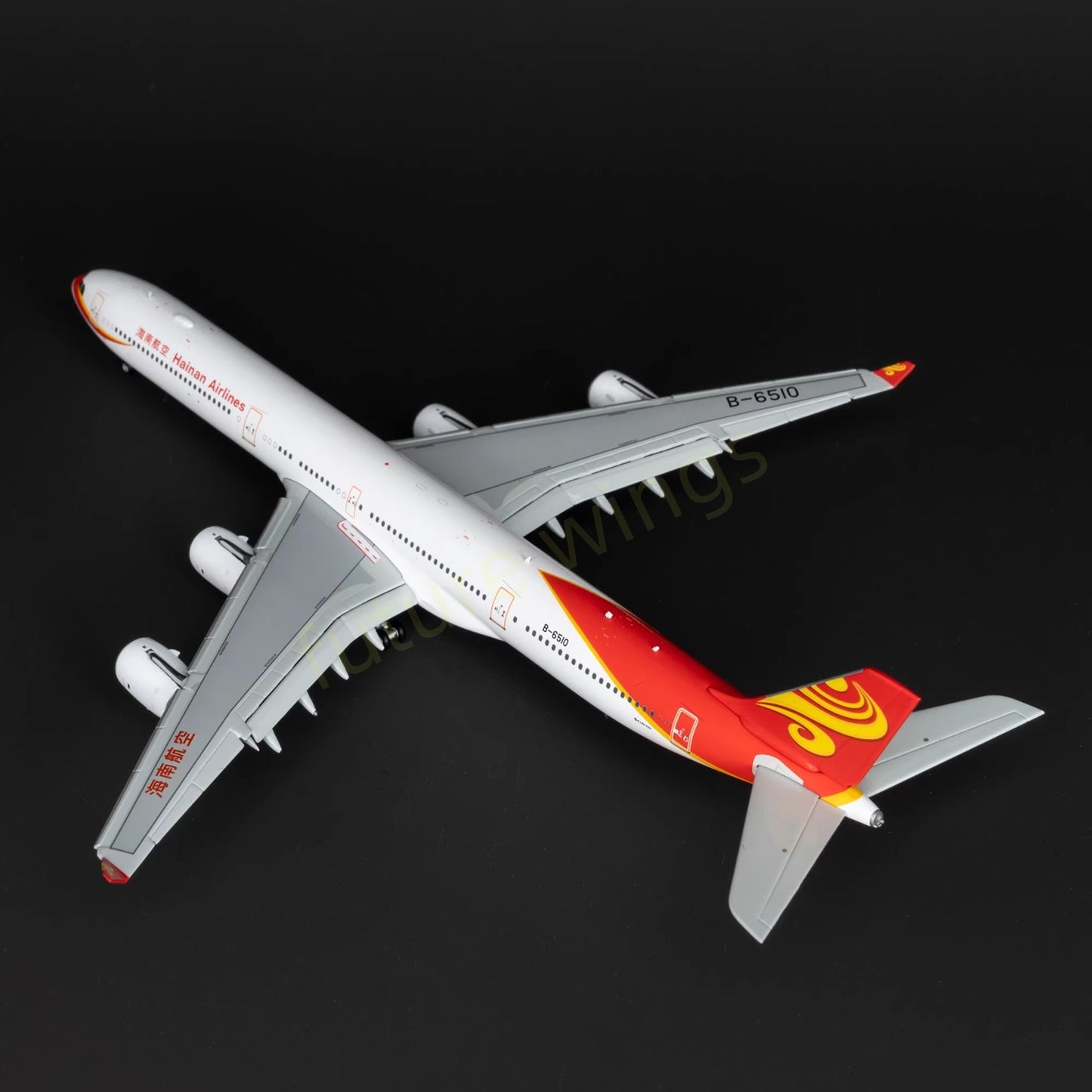 1:400 YY Wings Hainan Airlines A340-600 B-6508/B-6509/B-6510 Aircraft Model+Free Tractor