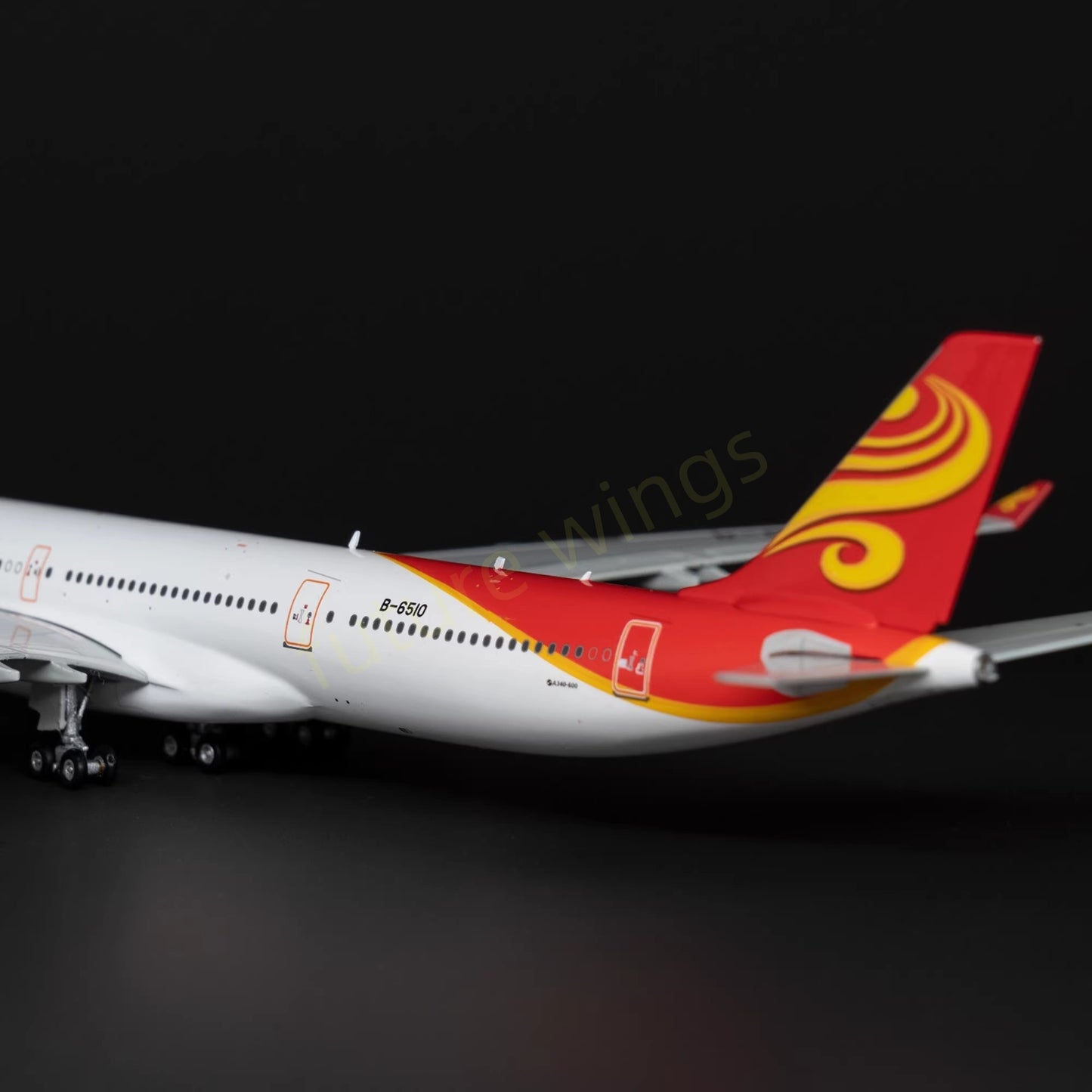 1:400 YY Wings Hainan Airlines A340-600 B-6508/B-6509/B-6510 Aircraft Model+Free Tractor