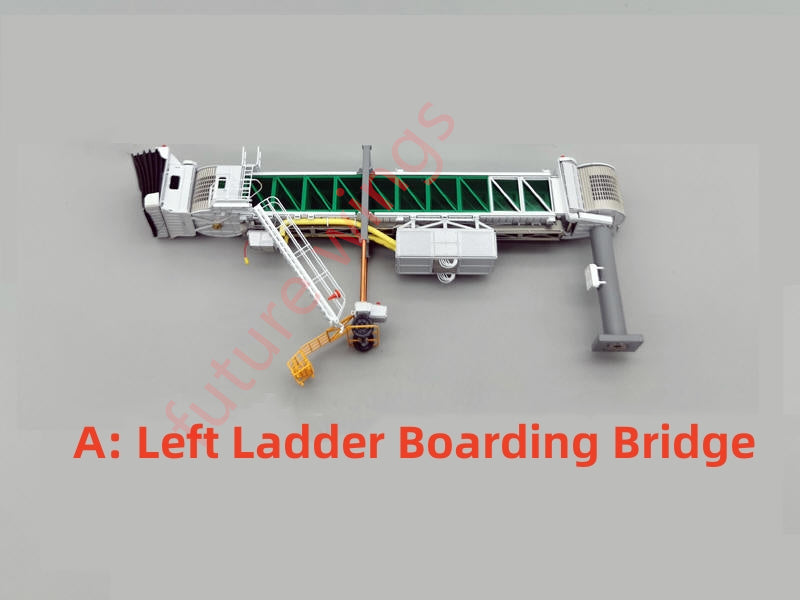 1:200 08 Hanger Highly Details Diecast Airport GSE Boarding Bridge Set