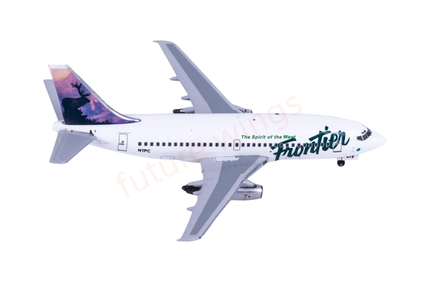 1:400 AeroClassics AC411511 Frontier Airlines B737-200 N1PC Aircraft Model+Free Tractor