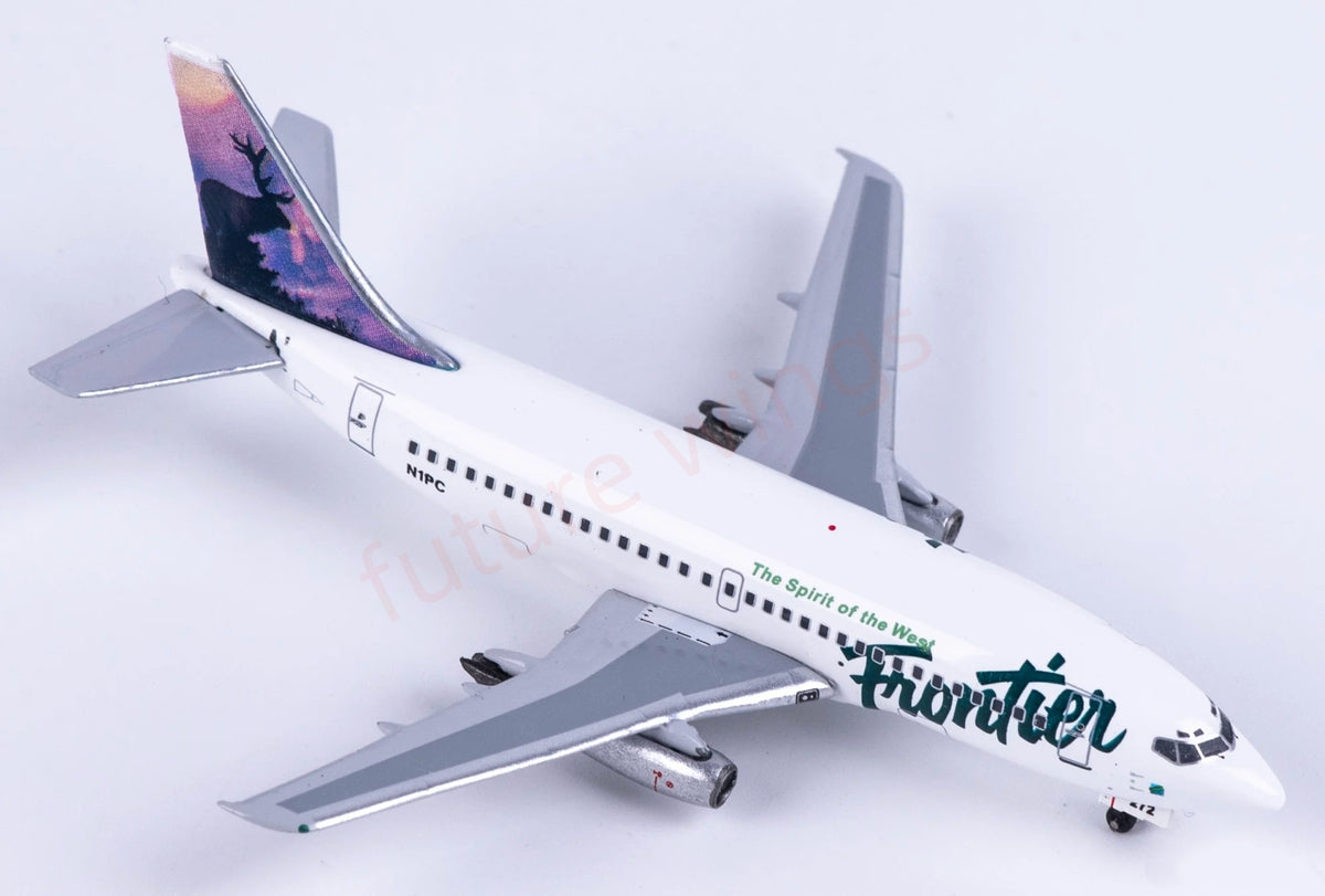1:400 AeroClassics AC411511 Frontier Airlines B737-200 N1PC Aircraft Model+Free Tractor