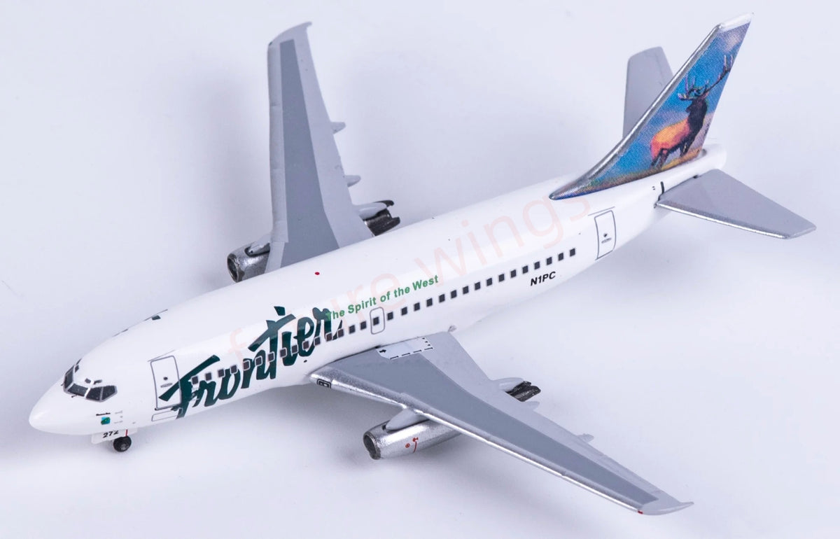 1:400 AeroClassics AC411511 Frontier Airlines B737-200 N1PC Aircraft Model+Free Tractor