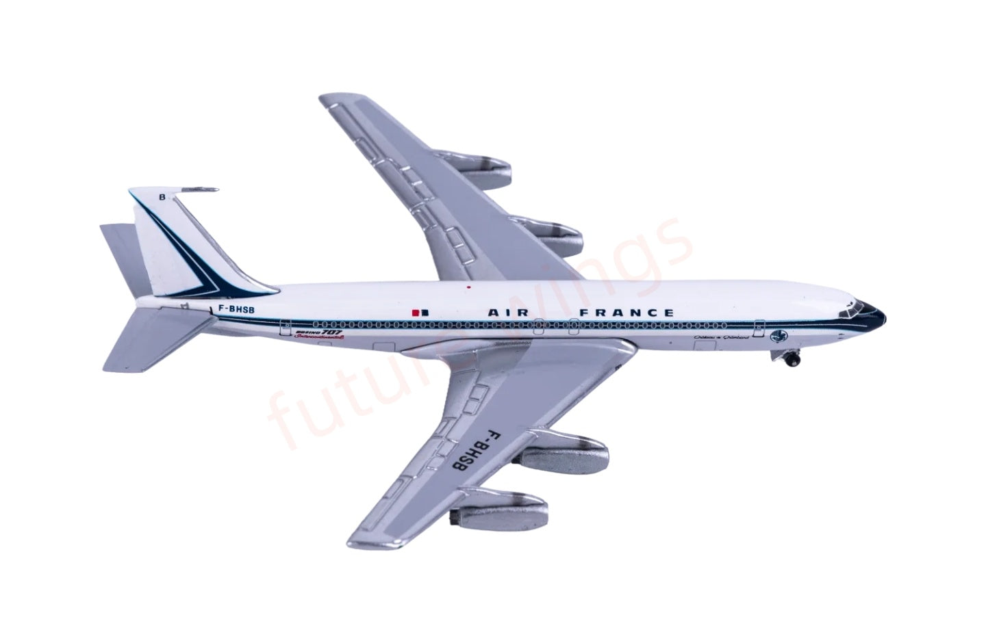 1:400 AeroClassics AC411491 Air France B707-300 F-BHSB Aircraft Model+Free Tractor