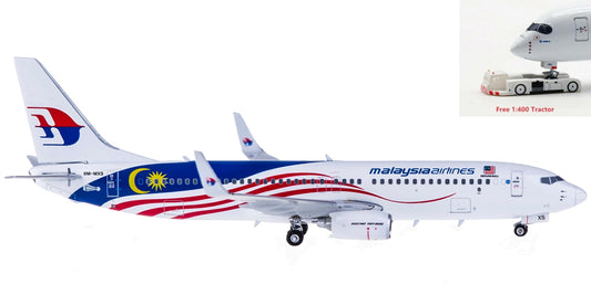 (Rare)1:400 Phoenix PH04148 Malaysia Airlines Boeing 737-800 9M-MXS+Free Tractor