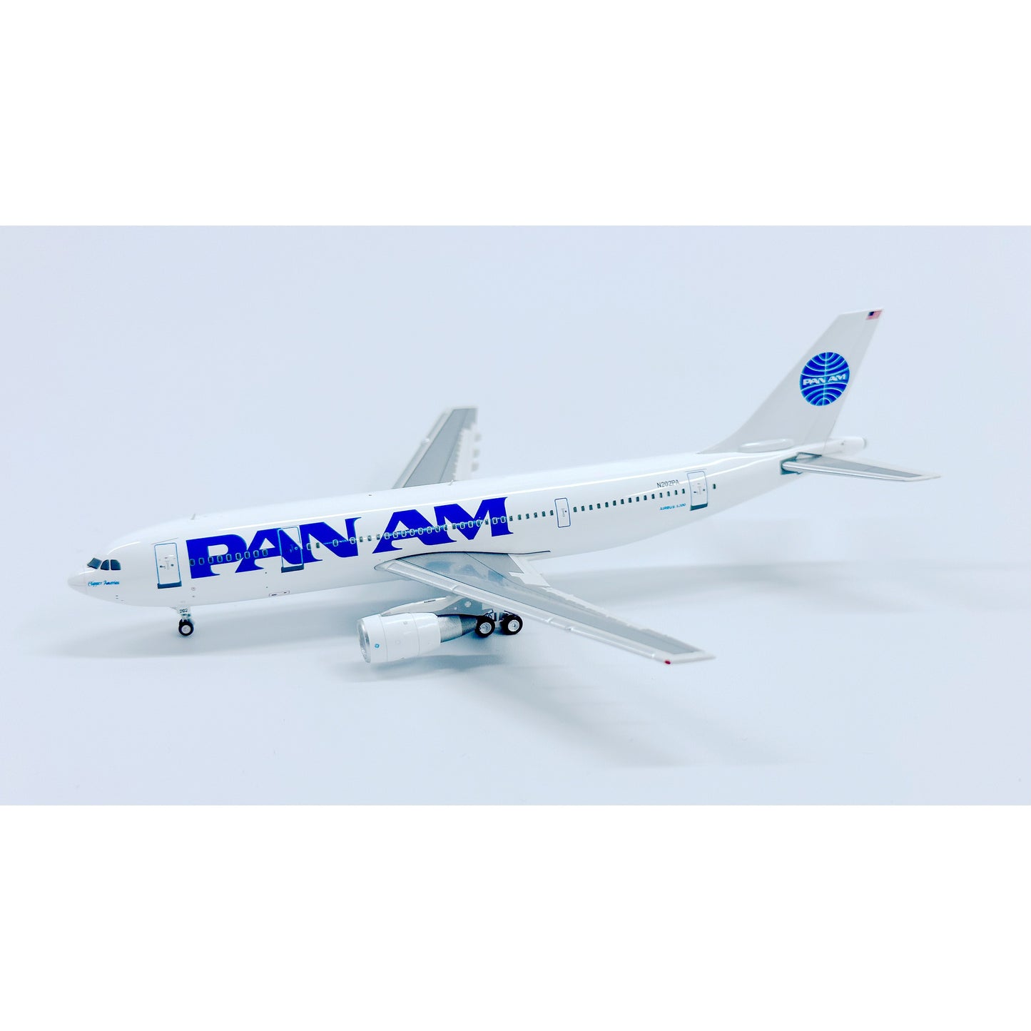 1:400 Yu Model A300B4/A300-600 Air Niugini/Pan AM/CAAC/Lufthansa/Uni Top/Air France Aircraft Model+Free Tractor