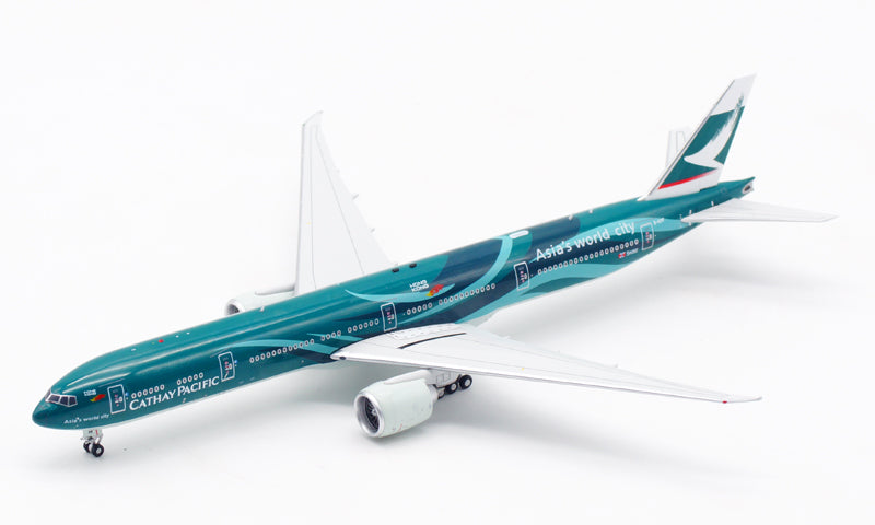 1:400 Aviation400 Cathay Pacific B777-300ER B-KPF "Asia's World City" Tractor+Stand