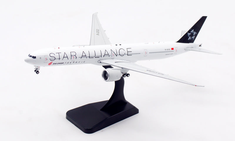 1:400 Aviation400 Air China B777-300ER B-2032 "Star Alliance" Aircraft Model Free Tractor+Stand