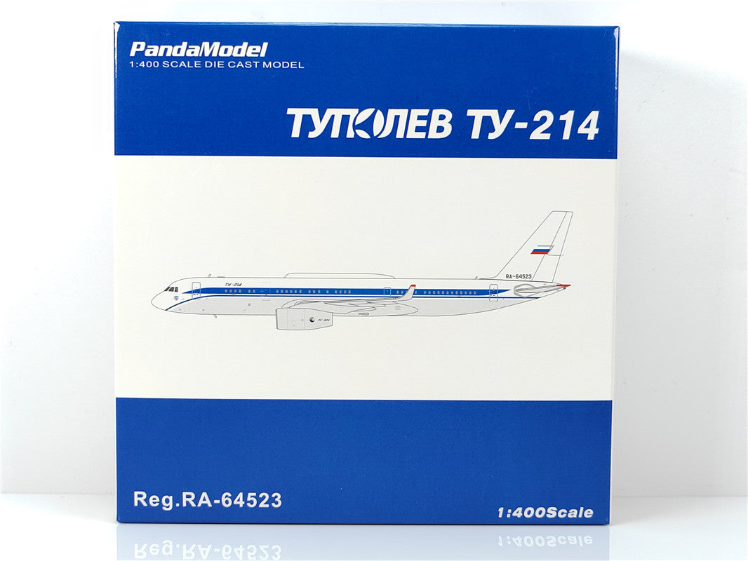1:400 PandaModel Russian State Security Service TU-214VPU RA-64523+Free Tractor