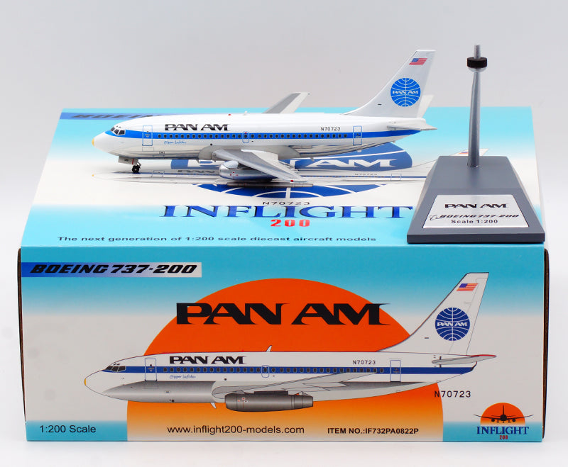 1:200 InFlight200 Pan AM Boeing B737-200 N70723
