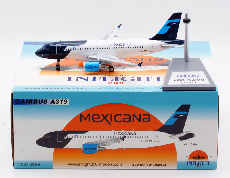 1:200 InFlight200 Mexician Airbus A319 XA-CMA