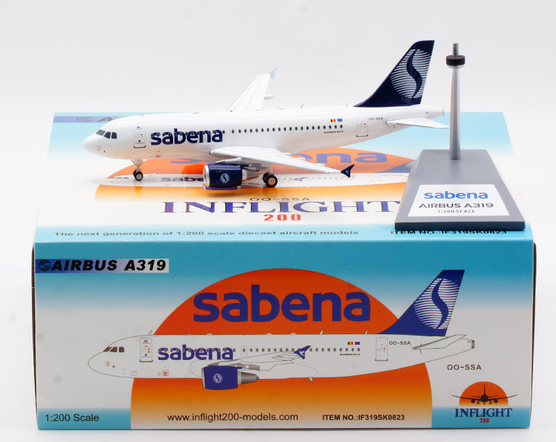 1:200 InFlight200 Sabena Airbus A319 OO-SSA