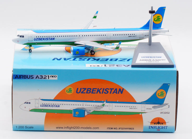 1:200 InFlight200 Uzbekistan Airlines Airbus A321NEO UK32102