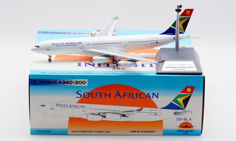 1:200 InFlight200 South Airfican Airlines Airbus A340-200 ZS-SLA