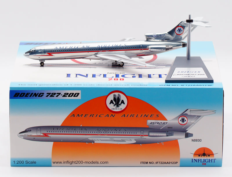 1:200 InFlight200 American Airlines B727-200 N6830 "Polished"