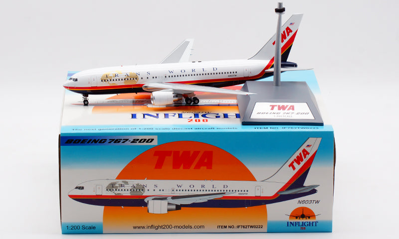 1:200 InFlight200 TWA B767-200 N603TW