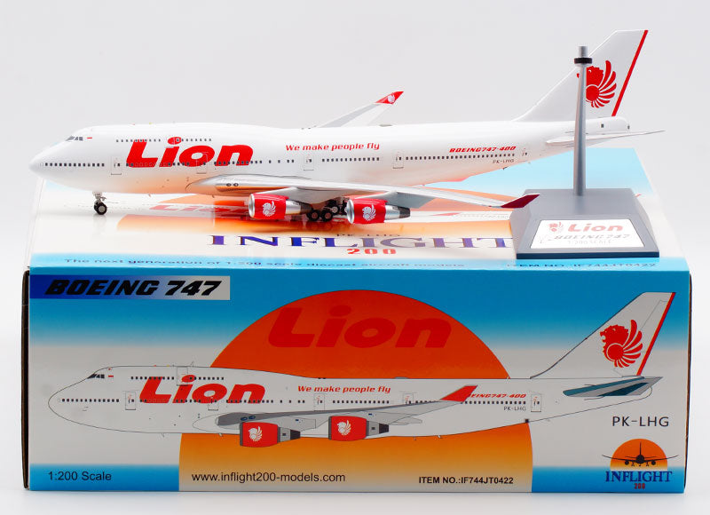 1:200 InFlight200 Lion Airlines B747-400 PK-LHG