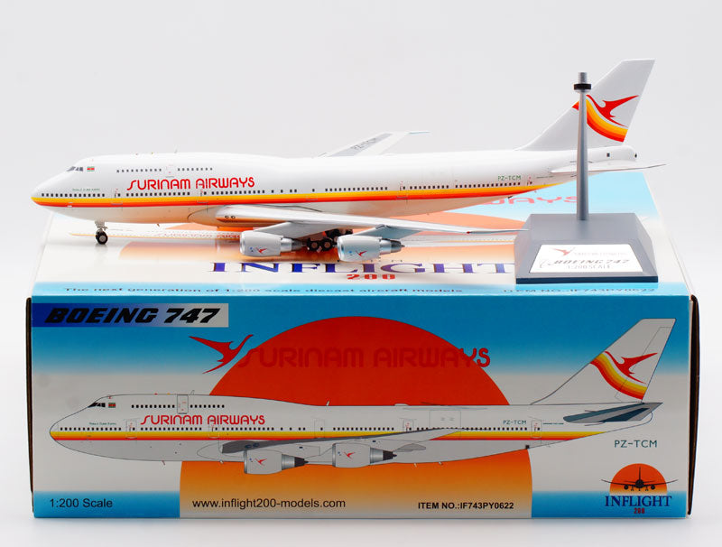 1:200 InFlight200 Surinam Airways B747-300 PZ-TCM