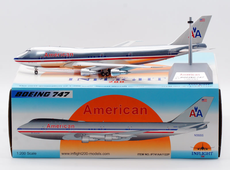 1:200 InFlight200 American Airlines B747-100 N9666 "Polished"