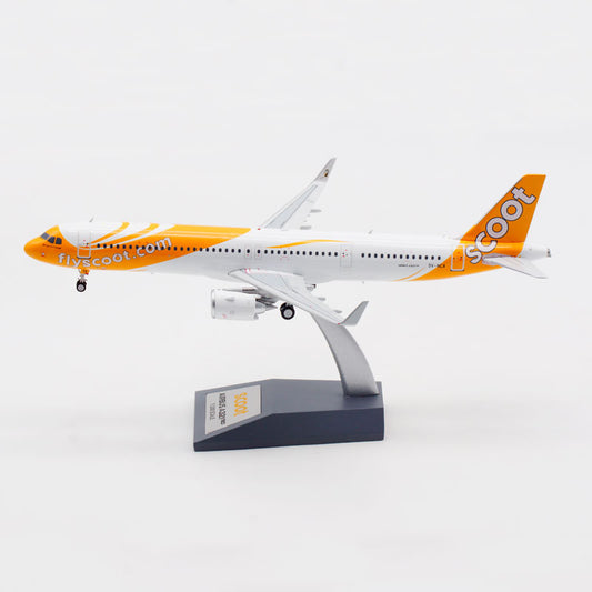 1:200 Aviation200 Scoot Airlines Airbus A321NEO 9V-NCA Aircraft Model