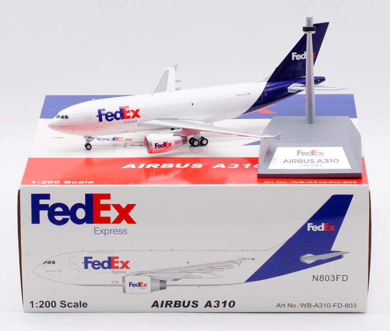 1:200 B Models(InFlight200) Fedex Express A310-300F N803FD