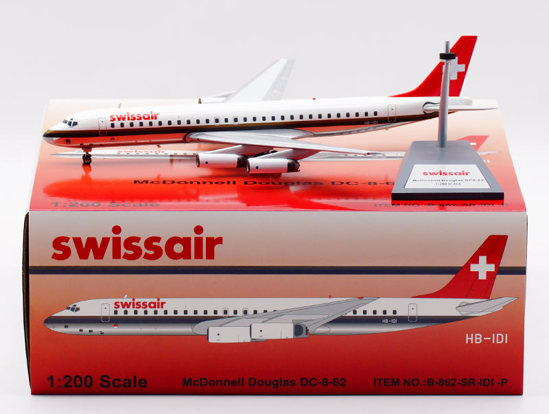 1:200 B-Models(InFlight200) Swiss Air DC-8-62 HB-IDI