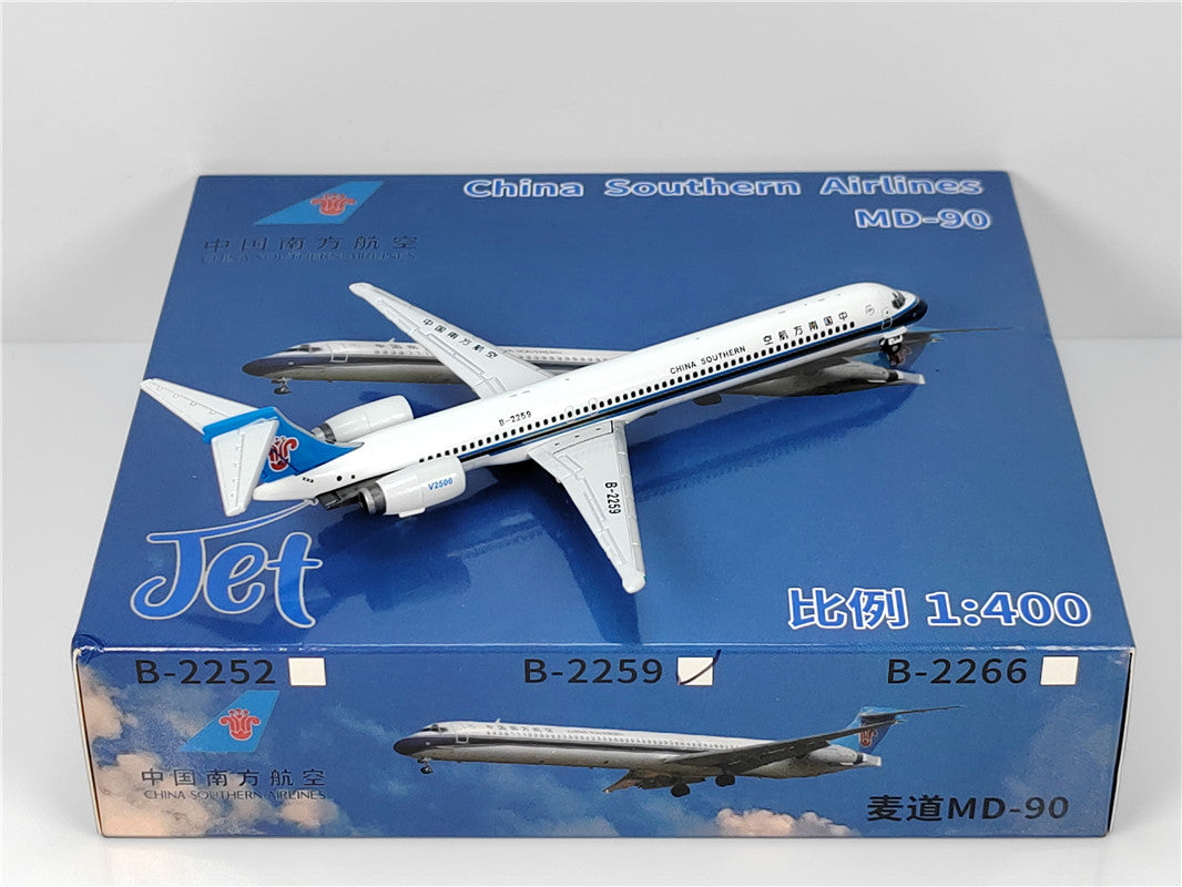 1:400 Jethut China Southern Airlines MD-90 B-2252 B-2259 B-2266+Free Tractor