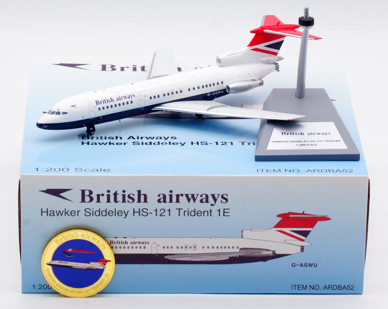 1:200 ARD Models Birtish Airways Hawker Siddeley HS-121 Trident 1C G-ASWU