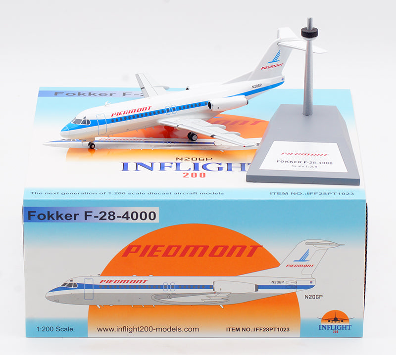 1:200 InFlight200 Piedmont Airlines Fokker F-28-2000 N206P