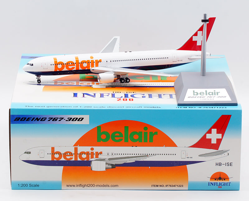 1:200 InFlight200 belair B767-300 HB-ISE