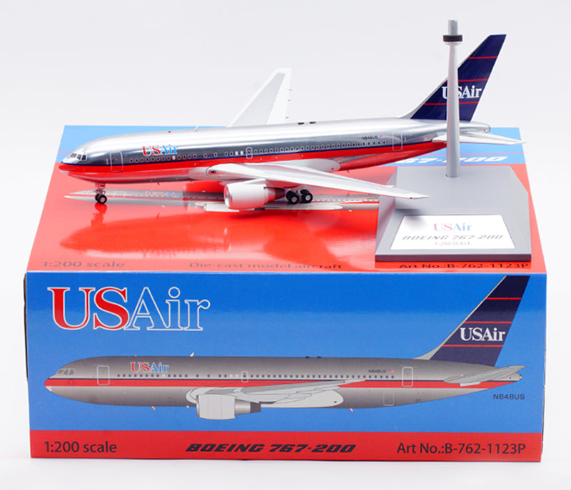 1:200 B-Models(InFlight200) US Air B767-200 N648US Diecast Aircraft Model With Stand