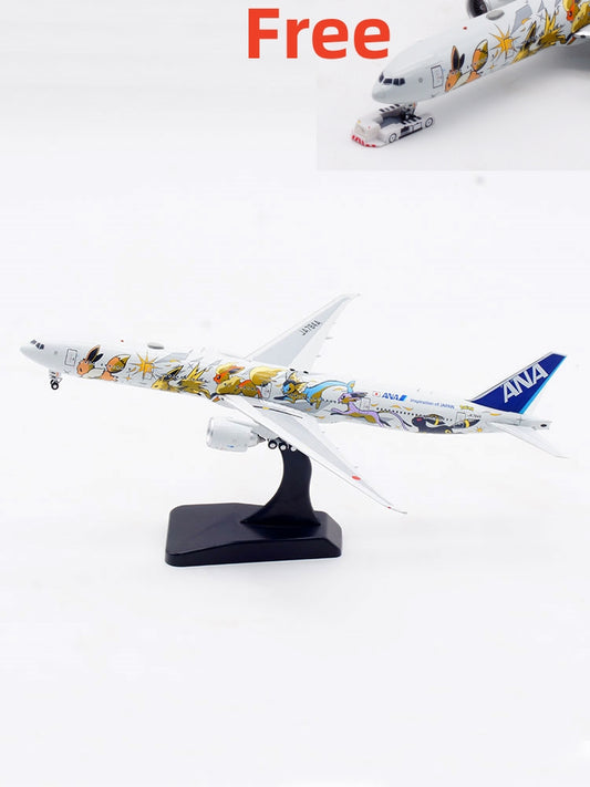 1:400 Aviation400 ANA B777-300ER JA784A Diecast Aircraft Model Free Tractor+Stand