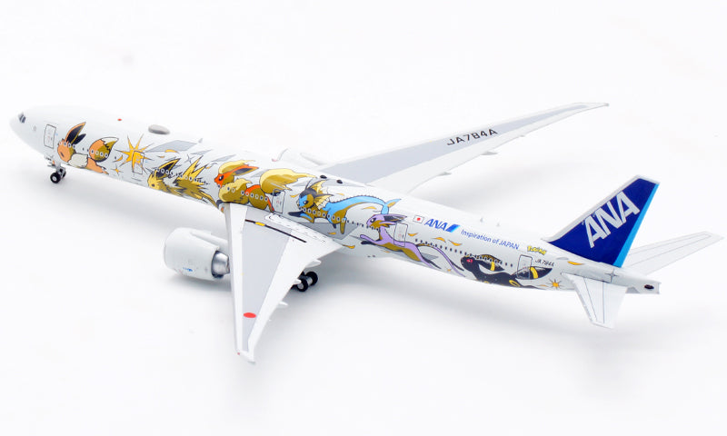 1:400 Aviation400 ANA B777-300ER JA784A Diecast Aircraft Model Free Tractor+Stand