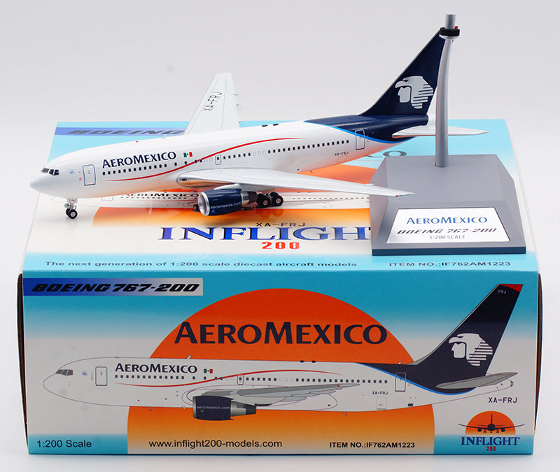 1:200 InFlight200 Aero Mexico B767-200 XA-FRJ Diecast Model With Stand