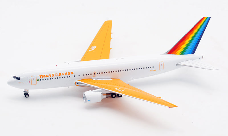 1:200 InFlight200 Trans Brasil B767-200 PT-TAB Diecast Model With Stand