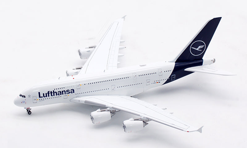 1:400 Aviation400 Lufthansa Airlines A380 D-AIMK Aircraft Model Free Tractor+Stand