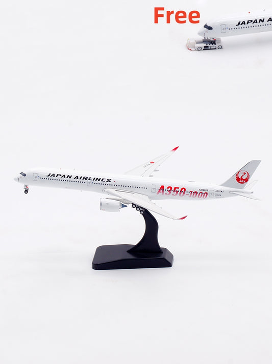 1:400 Aviation400 Japan Airlines A350-1000 JA01WJ Aircraft Model Free Tractor+Stand