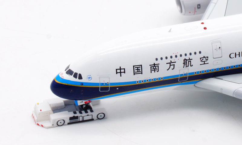 1:400 Aviation400 China Southern Airlines A380 B-6136 Aircraft Model Free Tractor+Stand