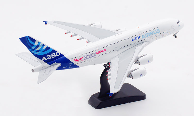 1:400 Aviation400 AV4220 Airbus A380 F-WWDD "More Personal Space" Aircraft Model Free Tractor+Stand